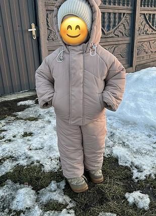 Зимовий дитячий комбінезон