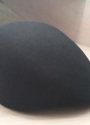 Reserved- 100% вовняна кепка-британка р. 58-59, чорна