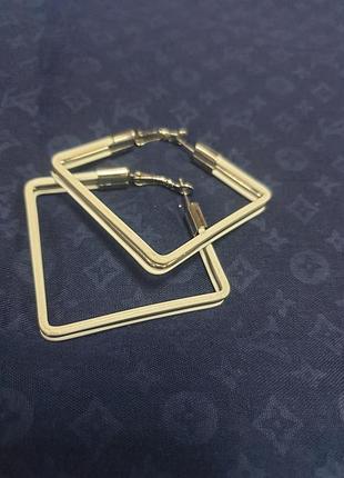 Сережки квадрат