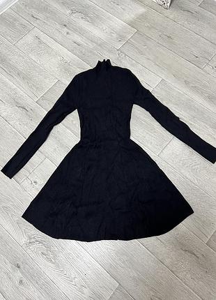 Тепле плаття в рубчік