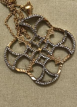 Stella  and dot  підвіска на ланцюжку з кристалами