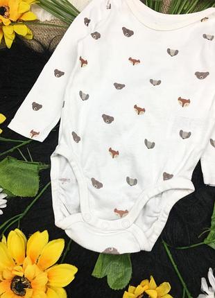 Білий бодік на 3-6 міс 3