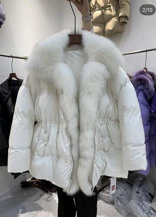 Зимова куртка з натуральним хутром