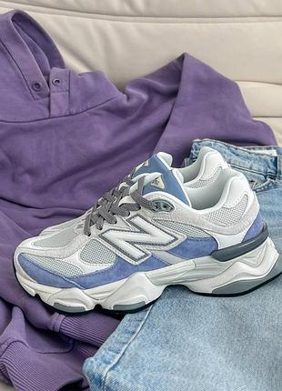 😍 жіночі кросівки new balance 9060 white/violet