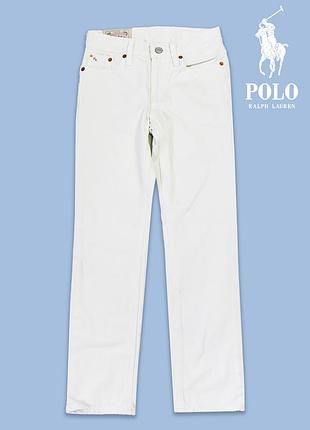 Подростковые серовато-белые оригинальные джинсы polo ralph lauren