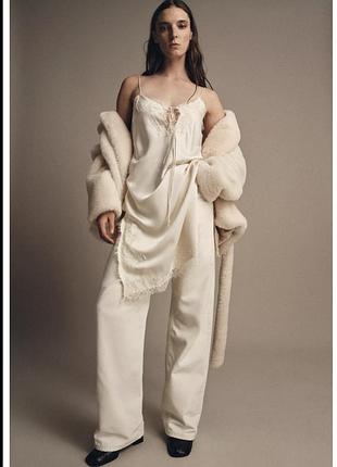 Сукня атласна білизняний стиль zara