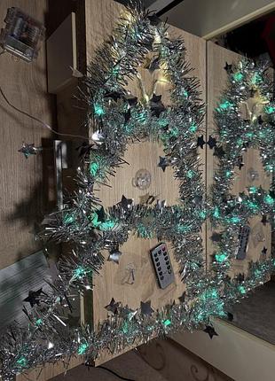 Декоративна ялинка з led-підсвіткою на батарейках