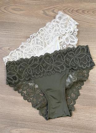 Мереживні трусики комплект 2 шт george
