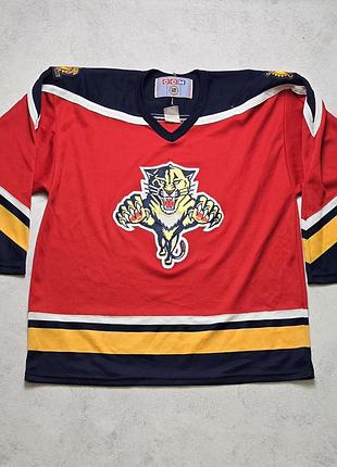 Хокейний реглан хокейка vintage 90s ccm florida panthers nhl hockey jersey men’s xl red stitched logo