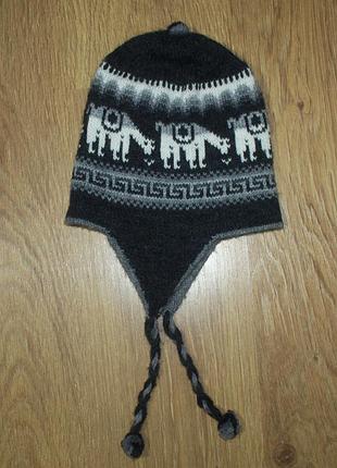 Шапка двостороння лама.