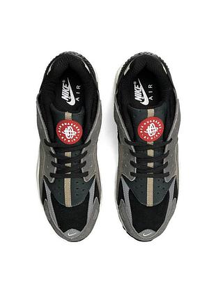 Nike air huarache grey black 8