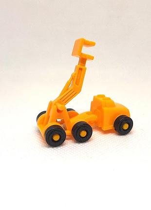 Игрушка kinder surprise construction equipment 2019/2020 dv032 orange lorry строительная техника оранжевый грузовик 5