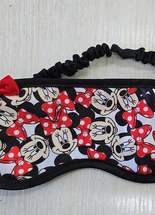 Пов'язка для сну minnie mouse (мінні маус)