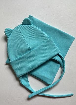 Шапка та хомут демі рубчик