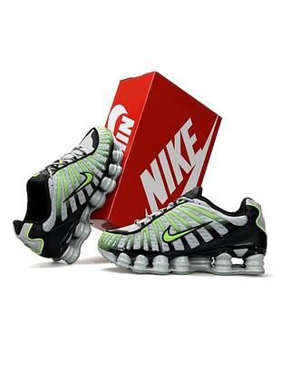 Nike shox tl grey black neon