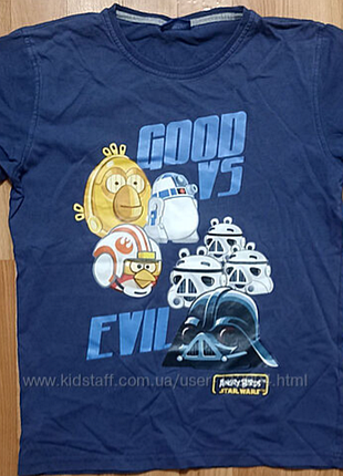 Футболка angry birds, star wars, george, р.11-12, 146-152см, бавовна