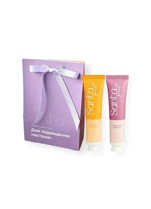 Подарочный набор кремов для рук santa fruit, 2 х 35 мл