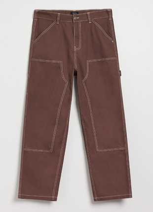 Брюки house brand, р. s, прямые, карго, хлопок