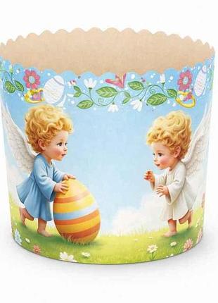 Набор форм для выпечки пасок серия no3 (110*85мм) дизайн 2 (5шт/уп) тм украса