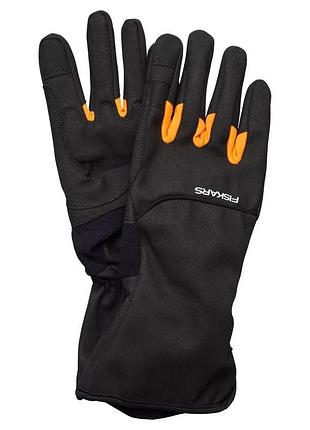 Перчатки для ухода за кустарниками размер 10 fiskars (1071153)
