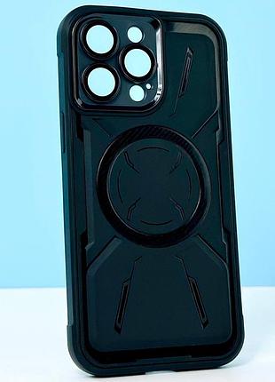 Защитный чехол (накладка) cool shield case magnetic для телефона для apple iphone 13 pro (black)