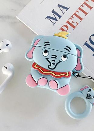 Чохол для навушників airpods 1/2 dumbo