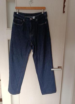 Джинсы от &amp;denim, размер euro 44, us12, на рост 175/84а, винтажная 90's, очень высокая посадка, сзади кокетка