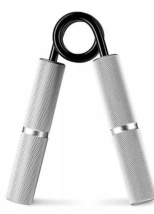 Эспандер-ножницы алюминиевый powerplay 4322 (112 кг) hand grip серебряный