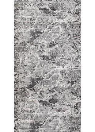 R061-2 панель стінова у рулоні 3d 700мм*3,08м*2мм мармур чорний (d) sw-00002536