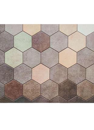 Влагопоглощающий коврик 380х580х3мм шестиугольники (d) sw-00001571