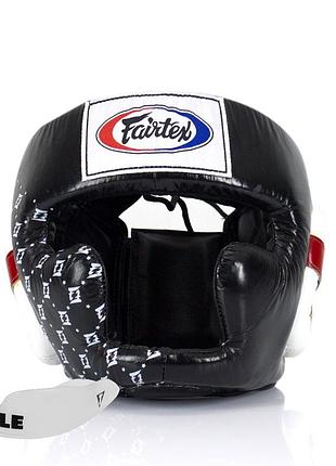 Боксерский шлем fairtex hg10 black m