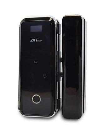 Smart замок zkteco gl300 left для стеклянных дверей со сканером отпечатка пальца и считывателем mifare