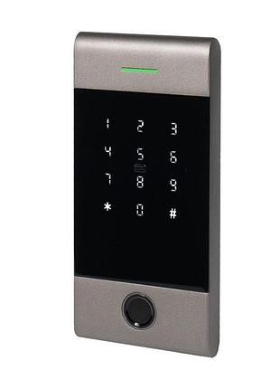 Клавиатура с bluetooth, с контроллером, считывателем отпечатков пальцев и карт mifare trinix trk-1206btfw black