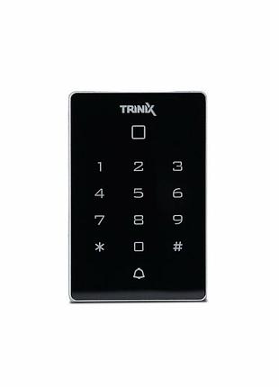 Клавиатура с wifi, с контроллером и считывателем em-marine trinix trk-1202ew(wf) с поддержкой tuya smart, водонепроницаемая