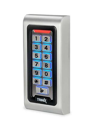 Клавиатура с wifi, с контроллером и считывателем em-marine trinix trk-800ew(wf) с поддержкой tuya smart, водонепроницаемая
