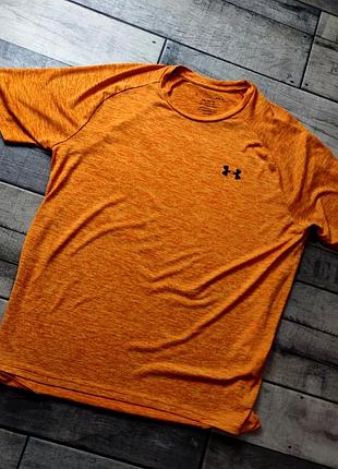Дитяча футболка under armour ua b boxed sports update ss в оранжевому кольорі розмір s