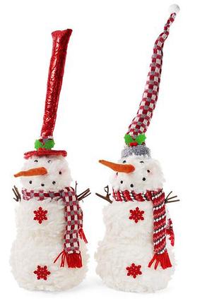 М'яка новорічна іграшка сніговик, 46см, 2 дизайни товар від виробника