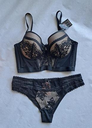 Компект спідньої білизни бюстгальтер 75f (34ddd/f) трусики l/m