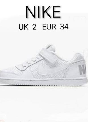 Крутые кроссовки бренда nike court borough low made in indonesia uk 2. eur 34