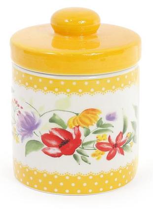 Банка керамическая 350мл для сыпучих продуктов акварель товар от производителя