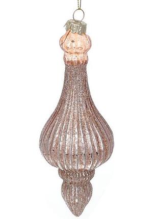 Ёлочное украшение фигурное 16.3см, цвет - карамель антик - 6 шт упаковка товар от производителя