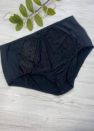 Трусики женские батал декорированы кружевом от британского бренда marks &amp; spencer размер 22