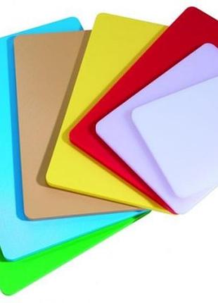 Дошка обробна пластикова різних кольорів альфа 40 х 30 х 2 см ( шт ) тренд!