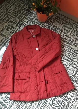 Легкая стеганая куртка от gerry weber германия р. 42/44 евро 50/52 укр