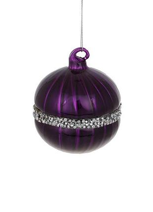 Скляна ялинкова куля 8см товар від виробника