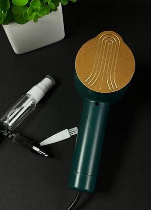 Дорожня компактна праска 2 в 1 з машинкою для видалення катишків, міні праска для одягу