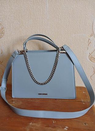 Оригінальна сумка steve madden сірого кольору