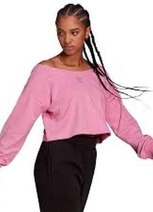 Жіноча кофта-кроп бренду adidas originals