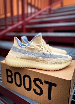 Adidas yeezy boost 350 v2 "linen"🆕шикарные кроссовки адидас🆕купить наложенный платёж