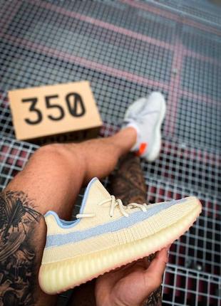 Adidas yeezy boost 350 v2 "linen"🆕шикарные кроссовки адидас🆕купить наложенный платёж8 фото